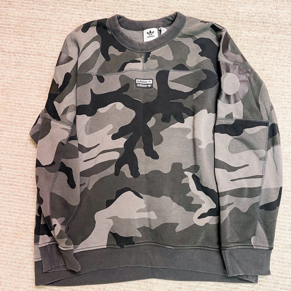 Adidas Camo Crewneck